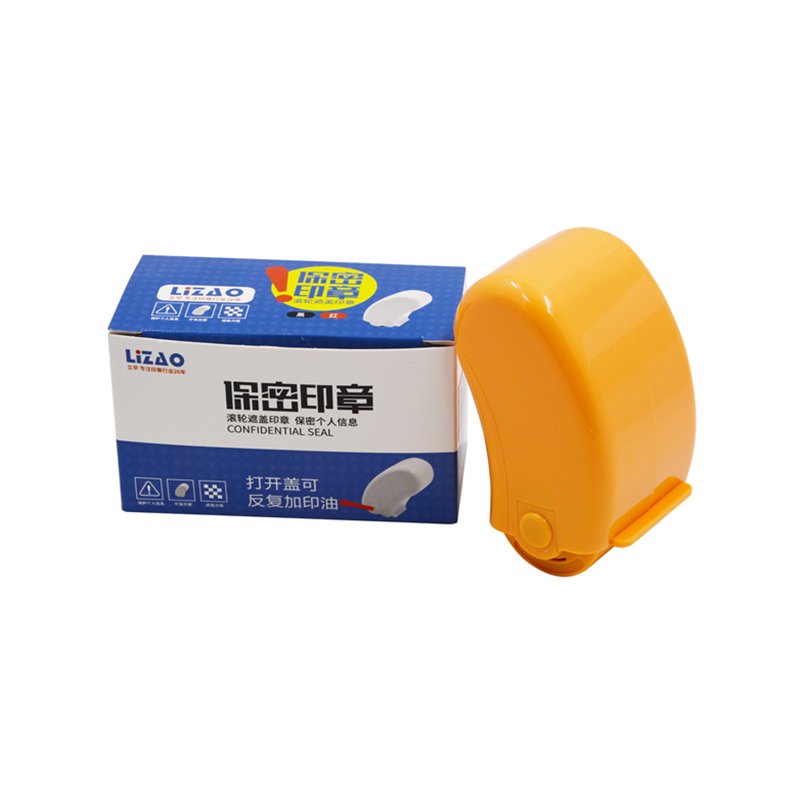 Identity theft secret protection confidential marker with various size roller stamp