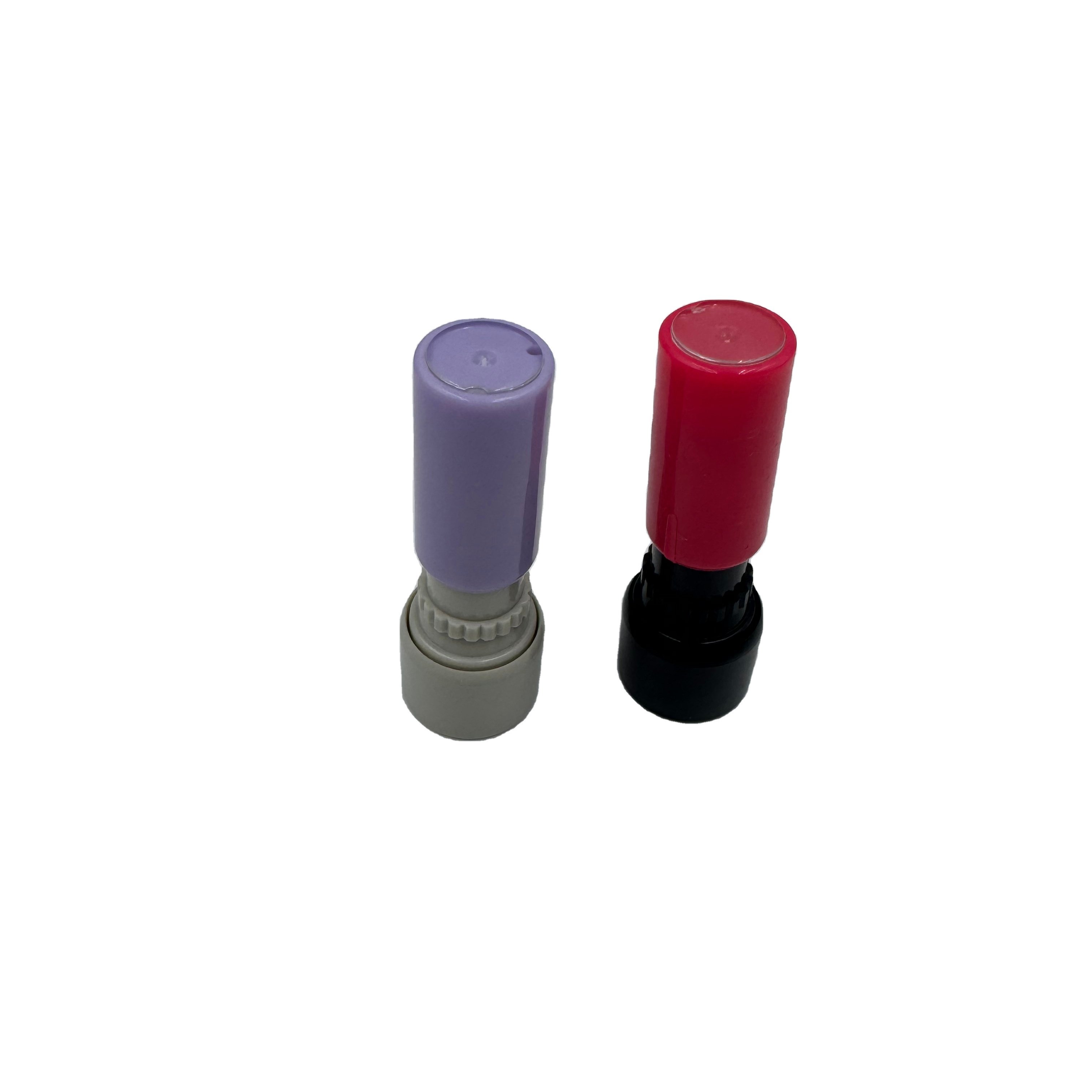 12mm round name flash stamp