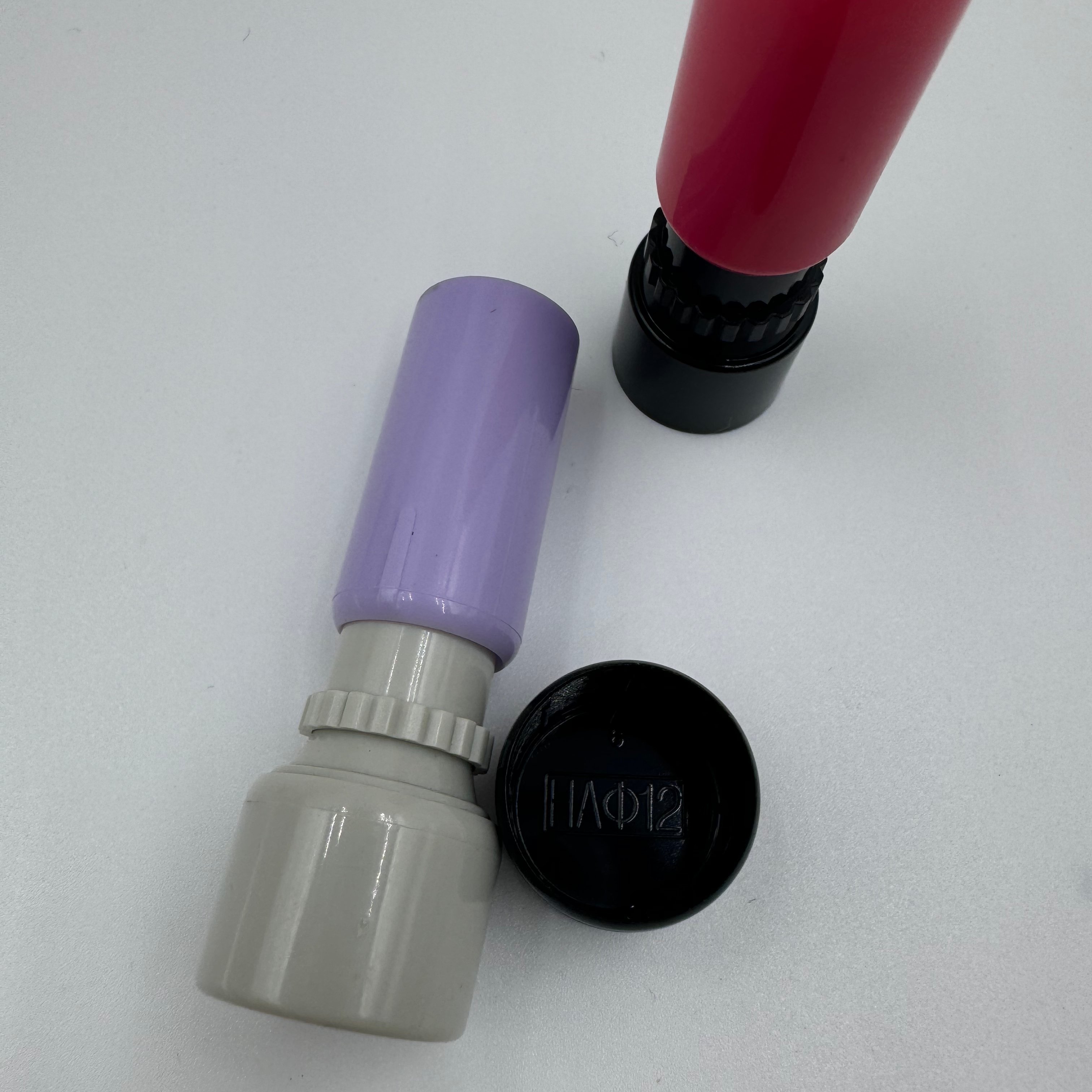 12mm round name flash stamp