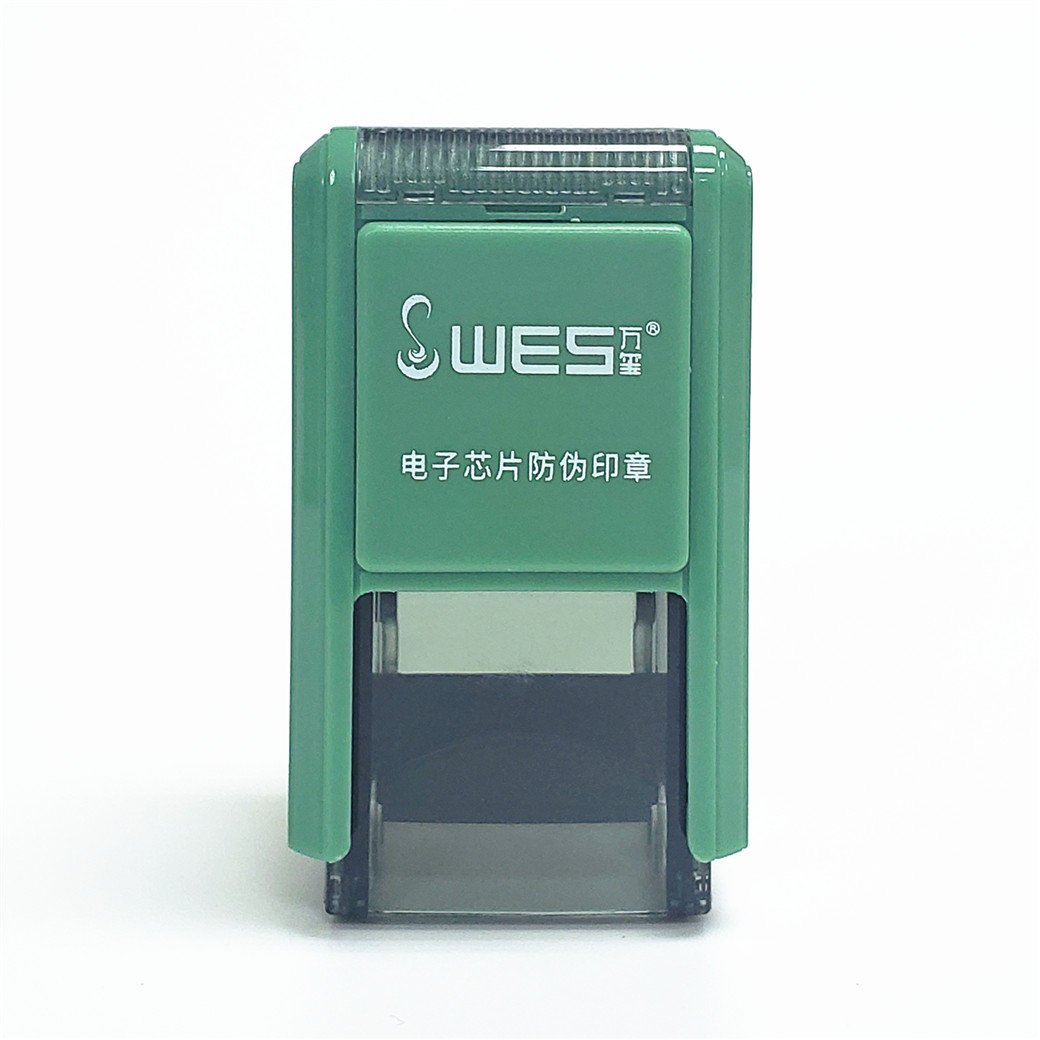Customized Square Self-Inking Stamps 20x20 Wanxi WES Rubber Stamp