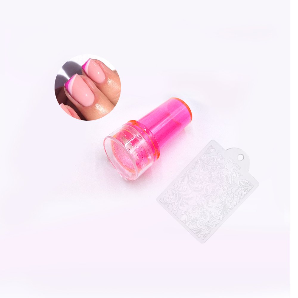 2.4cm Silicone Lid Nail Art Stamper Premium Nail Stamp for Creative Nail Art Designs