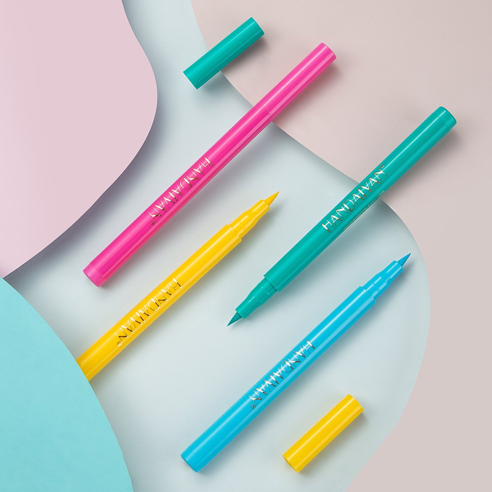 20 Colors Eyeliner of HANDAIYAN Long Wear Rainbow Colorful Cream Makeup Cosmetics EyeLiner Pen