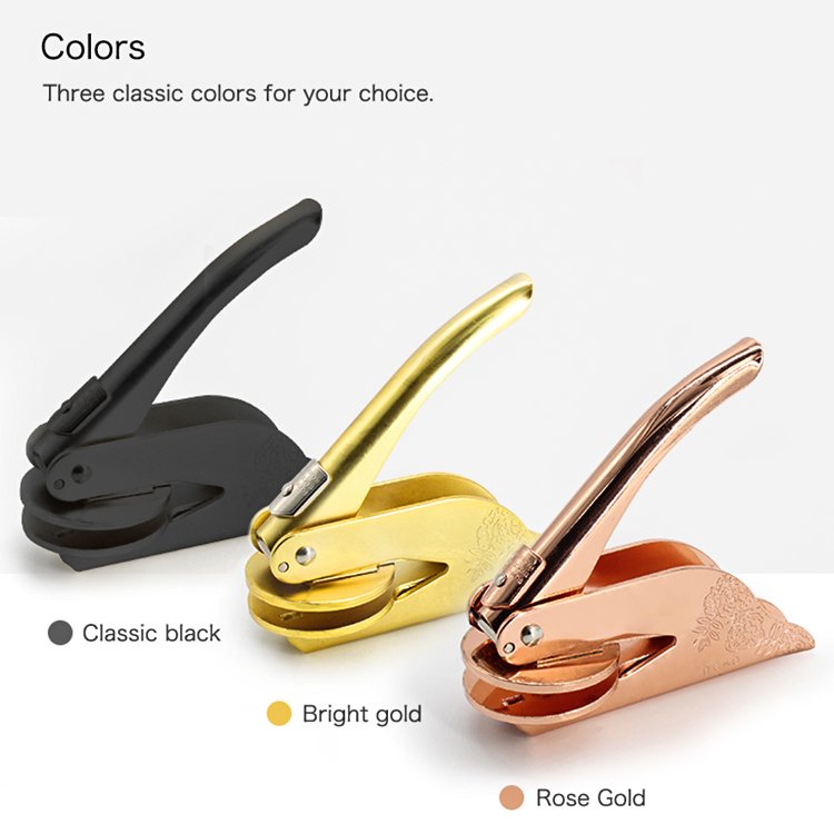 Metal Logo Embossing Stamp Embossing Stamp Notary Common Seal Stamp