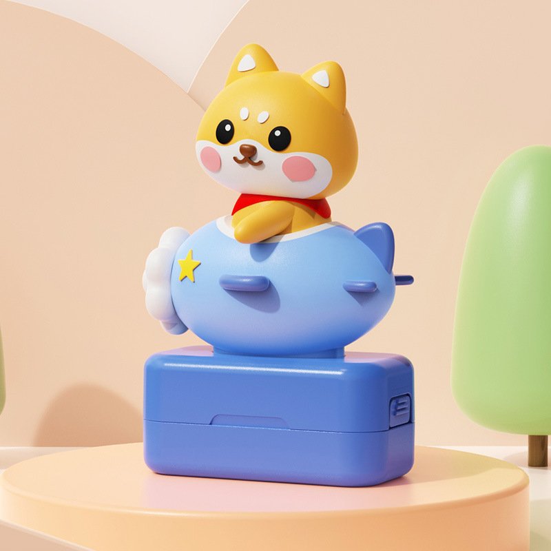 New Hot Selling Children's Animal Kids Tamps Cartoon Cute Name Clothes Signature Toy Baby Name Stamp For Clothing Kids