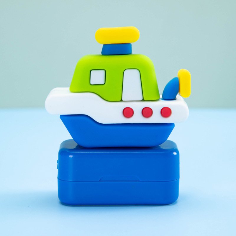 New Hot Selling Children's Animal Kids Tamps Cartoon Cute Name Clothes Signature Toy Baby Name Stamp For Clothing Kids