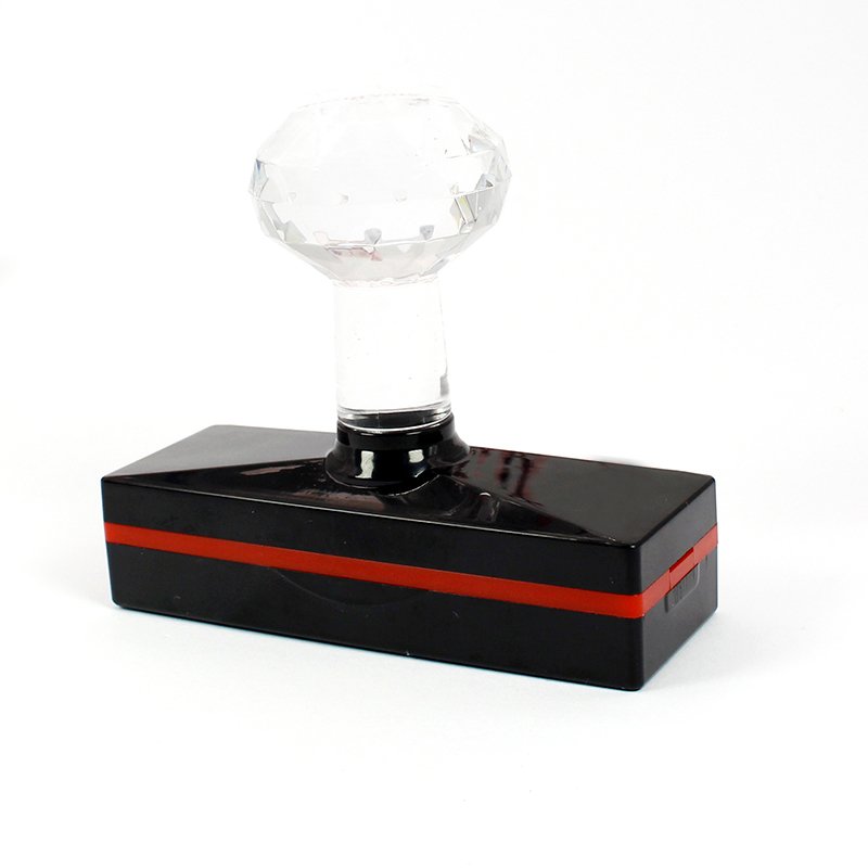 New office flash stamp factory wholesale custom design logo name rubber foam business flash stamp