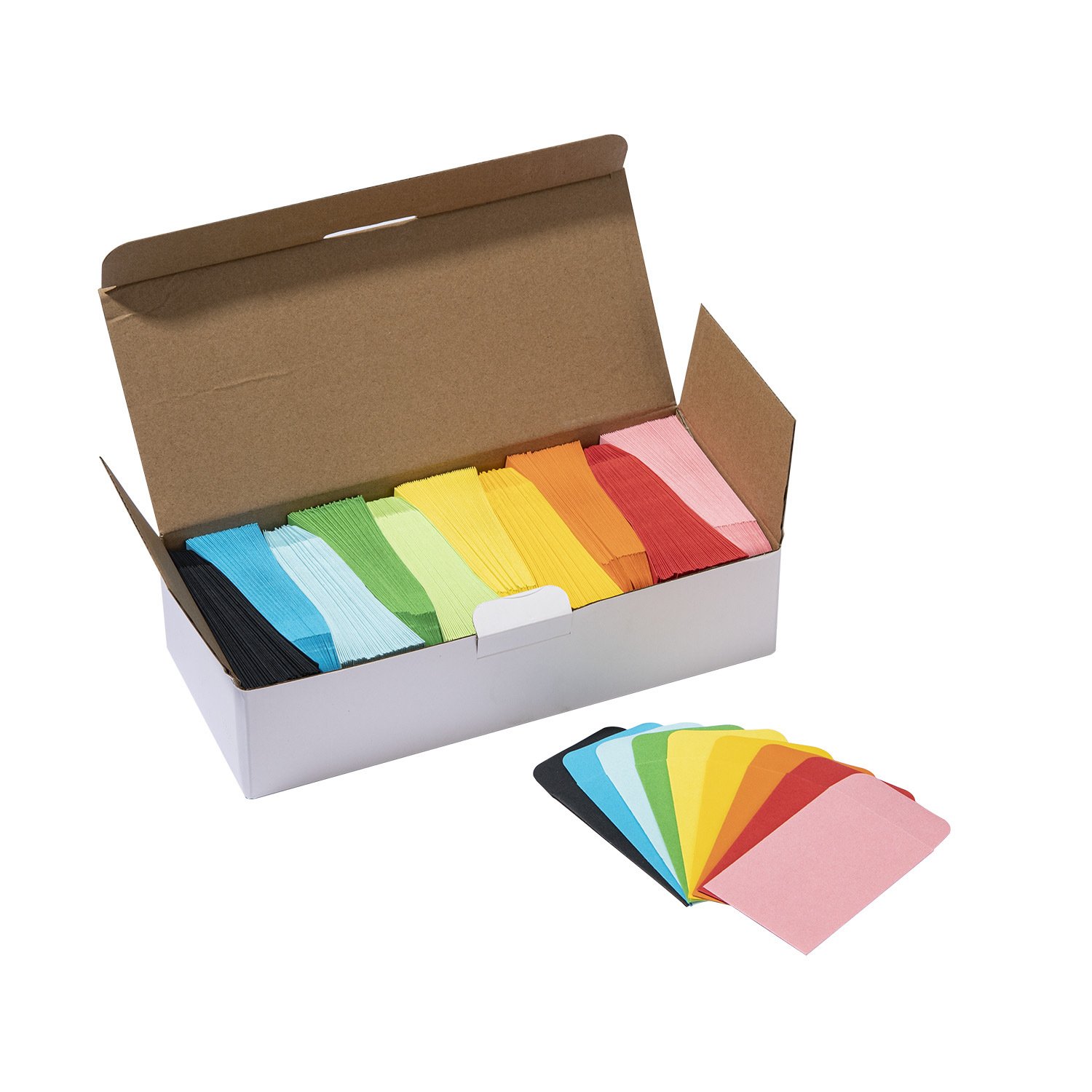 Small Coin Envelopes Self Adhesive Mini Parts colorful Envelopes for Coin Seed Stamps or Small Parts 2 25 X 3.5 Inch