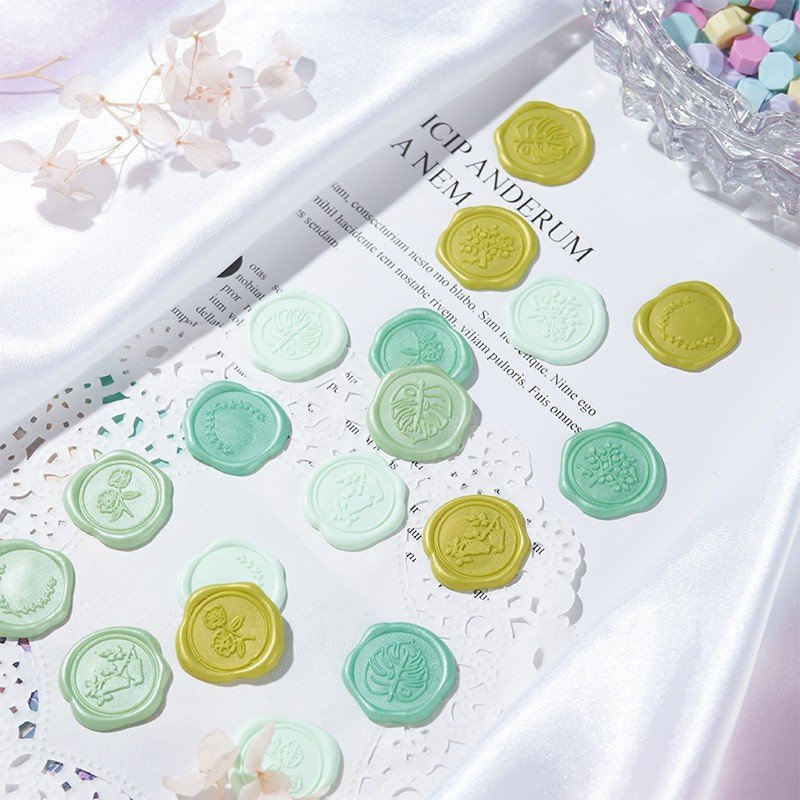 Stylish Resin Wax Seal Stickers Stamp Design for Decor and Craft Projects-Use for Office and Paper/Glass