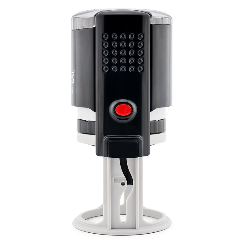 Custom Stationery Office Stamper Self-inking Stamps Round Self Inking Rubber Stamp
