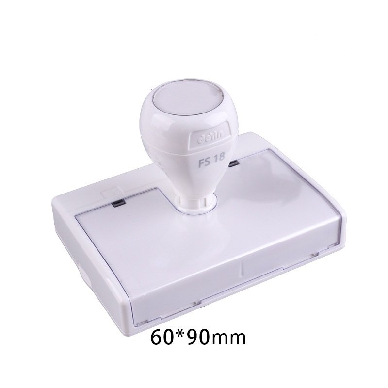 Office Flash Rubber Stamps Case Plastic Rectangular Flash Ink Stamp