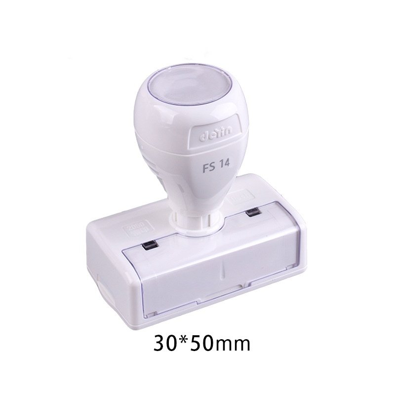 Office Flash Rubber Stamps Case Plastic Rectangular Flash Ink Stamp