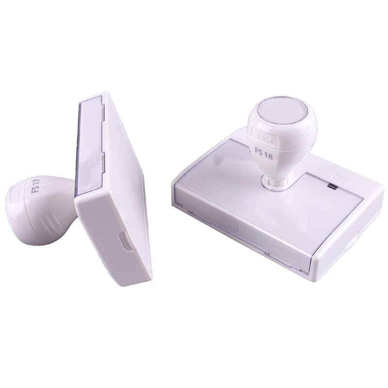 Office Flash Rubber Stamps Case Plastic Rectangular Flash Ink Stamp