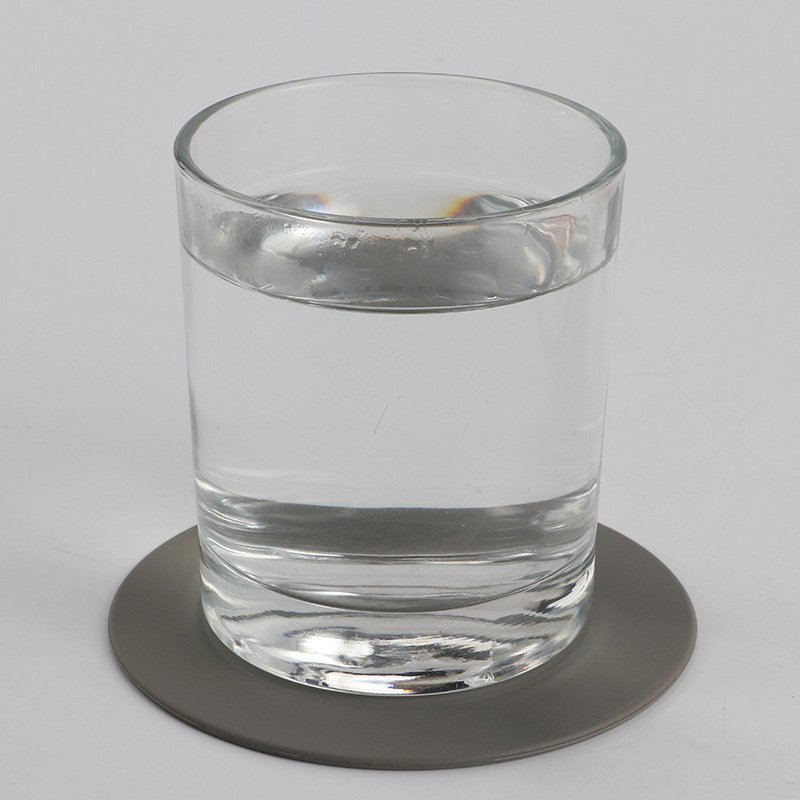 Smooth Flat Round Silicone Can Lid Opener Soft Hotel Coaster Cup Mat For Wax Stamp