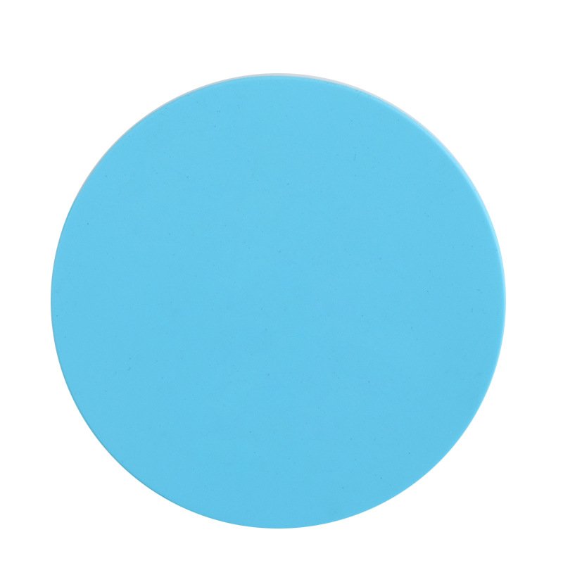 Smooth Flat Round Silicone Can Lid Opener Soft Hotel Coaster Cup Mat For Wax Stamp