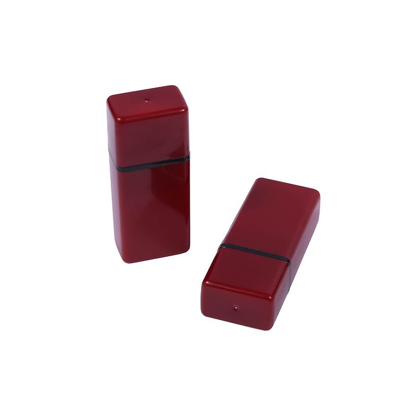 Hot sale 17x9mm red case flash pocket rubber stamp custom office made stamp customizable with 7mm thick pad