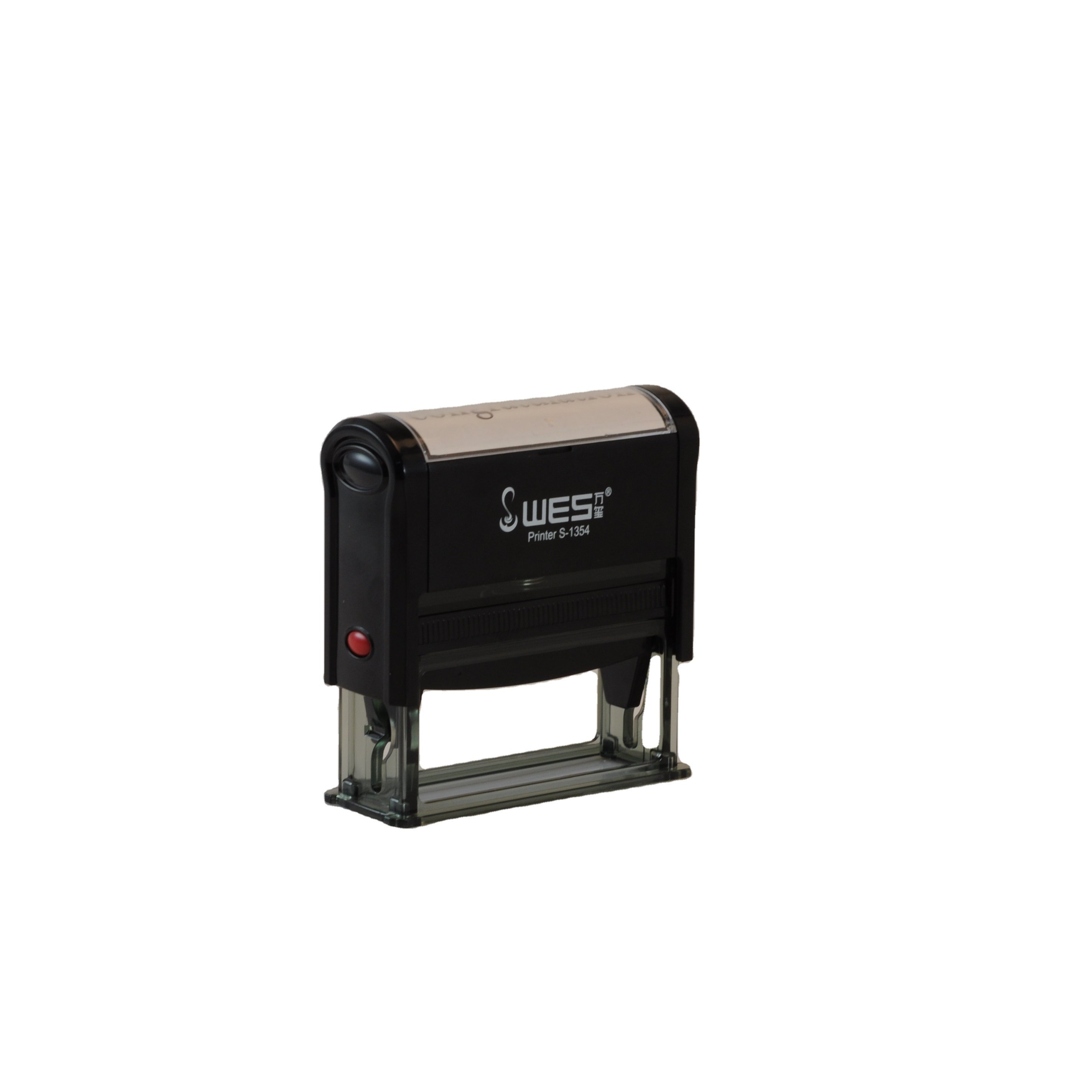 Business stamp WES S-1354 rectangle self-inking stamp perfect imprint effect