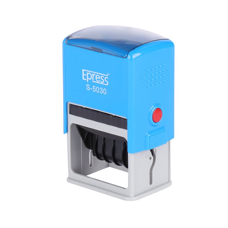 Mark Rubber Date Stamp Machine 50 * 30 mm Personal Office Logo Stamp Machine Self Inking Rubber Date Stamp Making Machine
