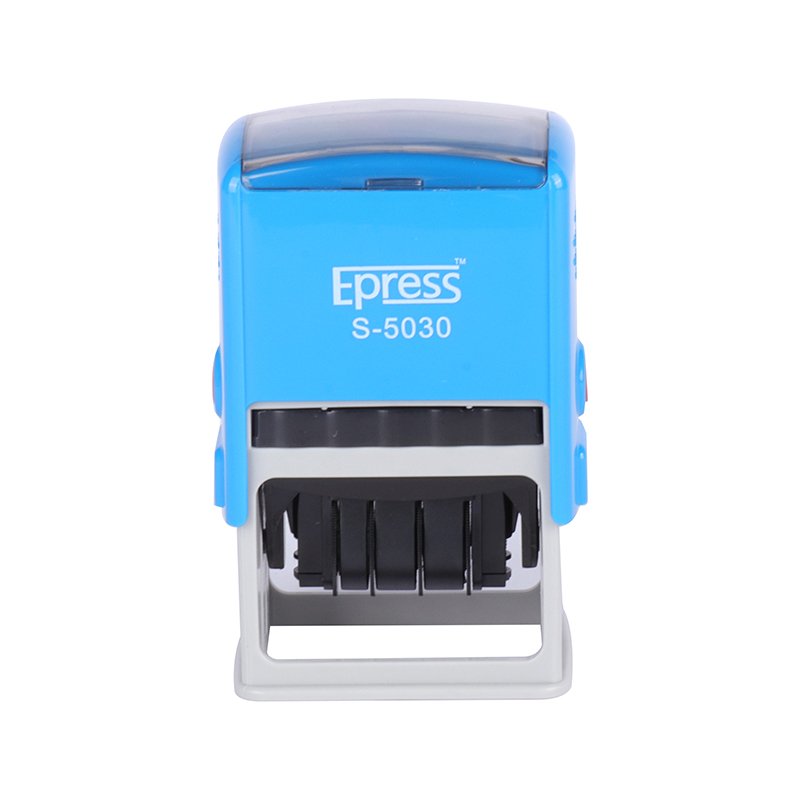 Mark Rubber Date Stamp Machine 50 * 30 mm Personal Office Logo Stamp Machine Self Inking Rubber Date Stamp Making Machine