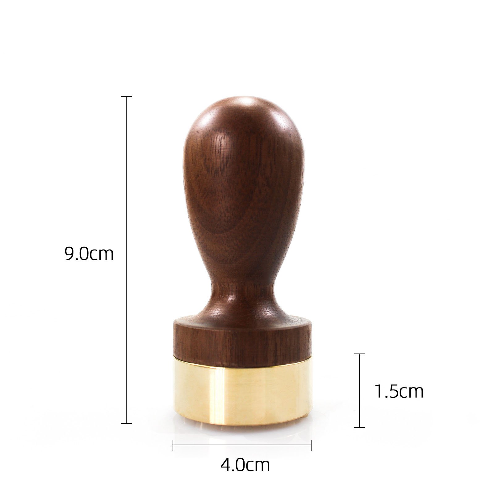 Metal embossing stamp ice cube stamp cocktail ice ball stamp with wood handle