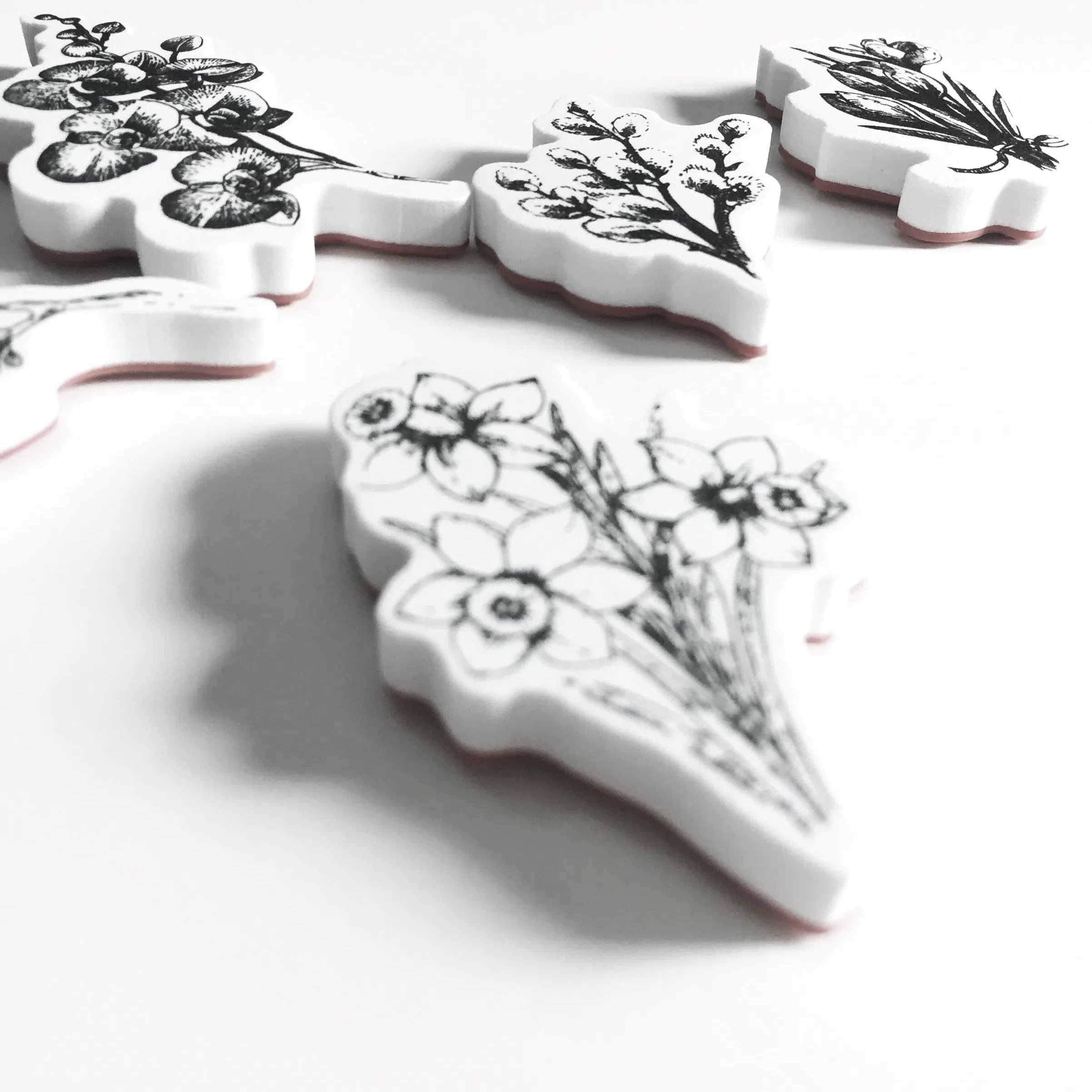 Flower Foam Stamp Customized Toy Foam Stamp Customized High quality EVA material Support pattern customization