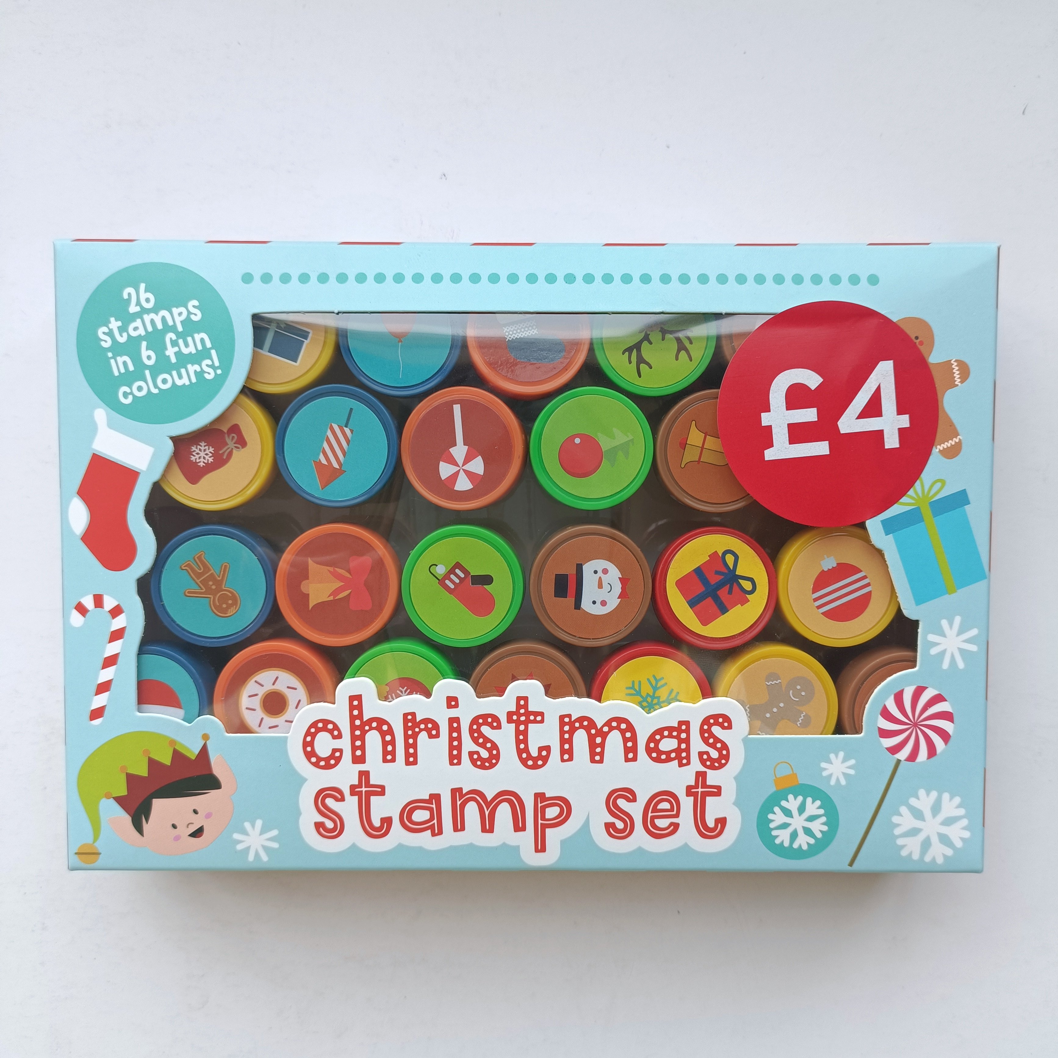 Party Favors Stocking Stuffers Kids Crafts School Prizes Goodies Christmas Assorted Stamps Kids Self-Ink Stampers
