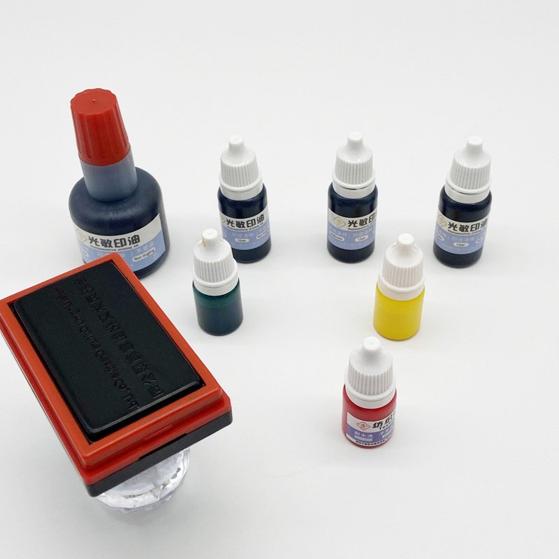 Hot selling quick dry waterproof clothing fabric textile ink stamp refill flash ink