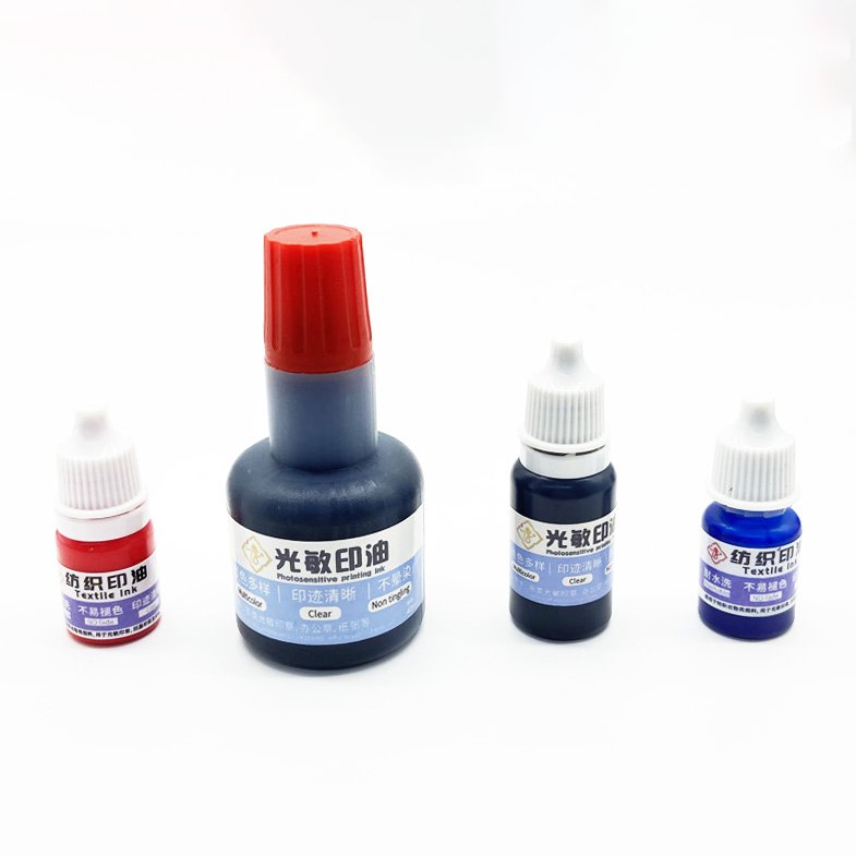 Hot selling quick dry waterproof clothing fabric textile ink stamp refill flash ink
