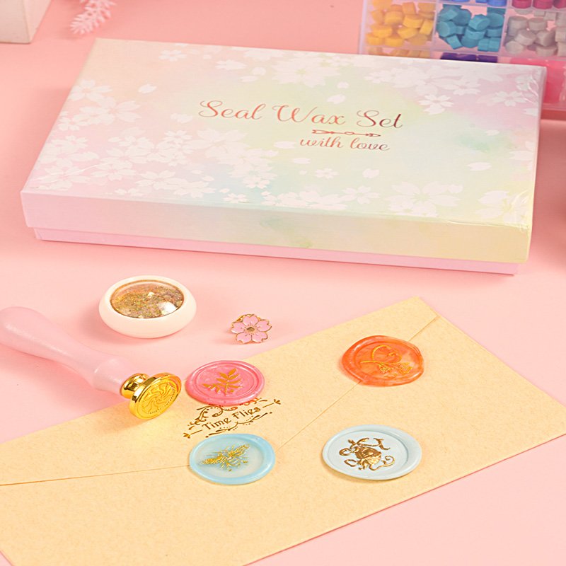 Customized seal Wax Seal Stamp European Style for Envelopes Wax Seal Stamp Kit for Invitation Gift Package Greeting Card