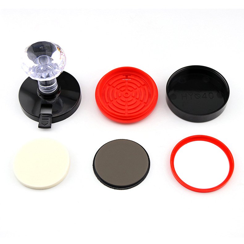 HY office blank flash stamp handle holder mount case shell material crystal photosensitive stamps