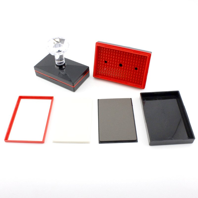 HY office blank flash stamp handle holder mount case shell material crystal photosensitive stamps