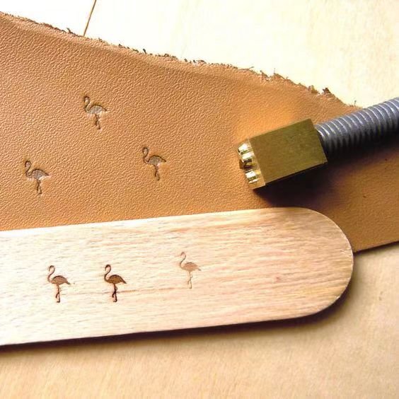 Hotel resort branding stamp logo hot iron stamp for coconut