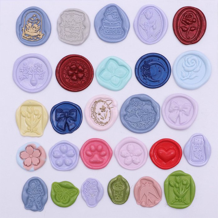 DIY Decoration 3D Embossed Irregular Shape Bear Christmas Bell Wax Seal Stamp