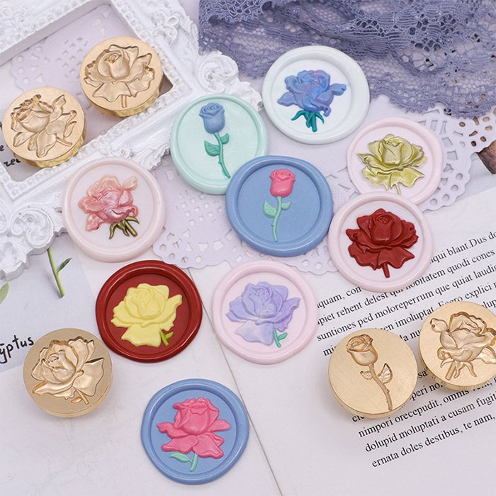 DIY Decoration 3D Embossed Irregular Shape Bear Christmas Bell Wax Seal Stamp
