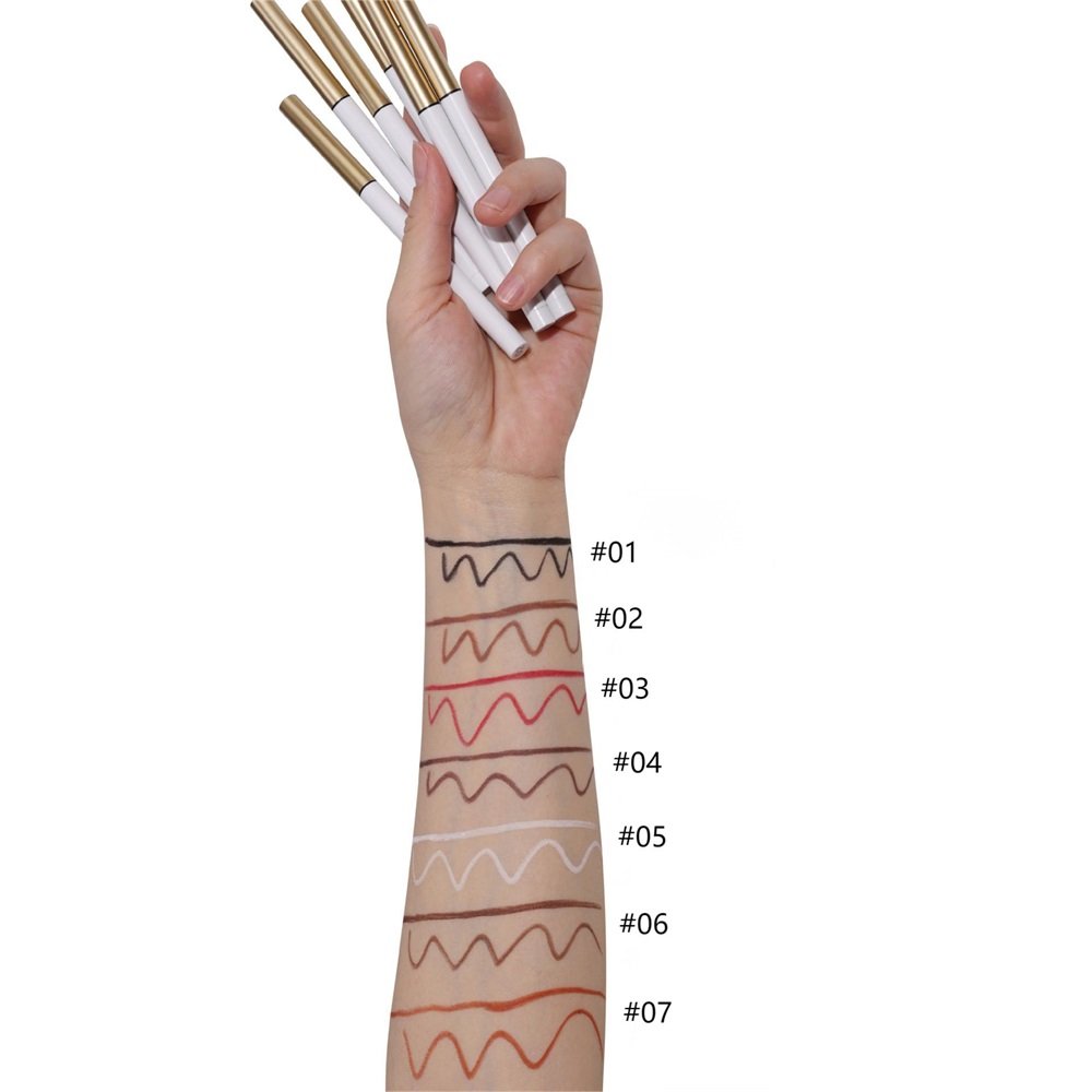7 Colors Private Label natural easy makeup Long Lasting Pigment Makeup Waterproof Gel Eyeliners