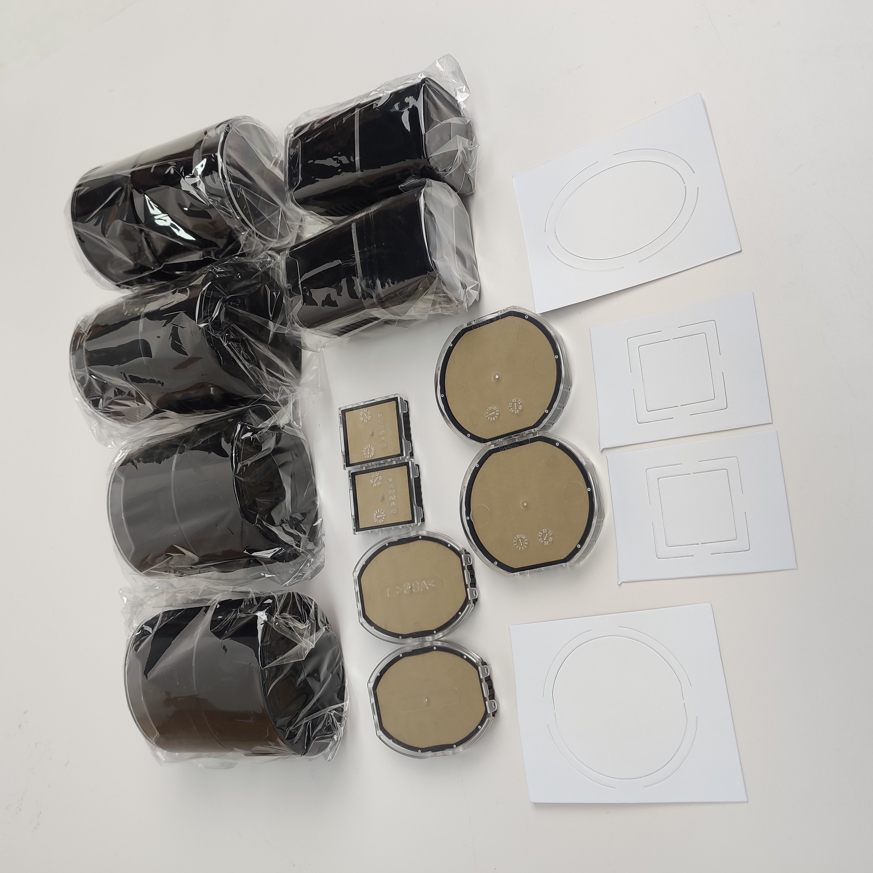 Top Seller New Quality Diy Blank Self Inking Rubber Laser Stamp Office Self Inking Stamp