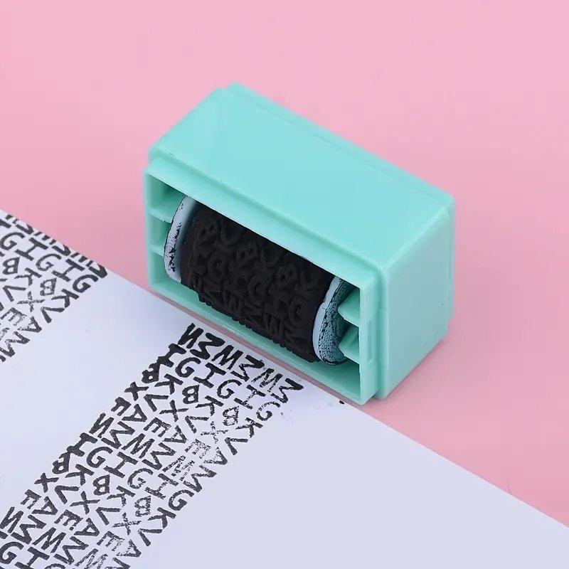 Confidential Seal Refillable Security Privacy Confidentiality Information Blackout Theft Protection Roller Stamp