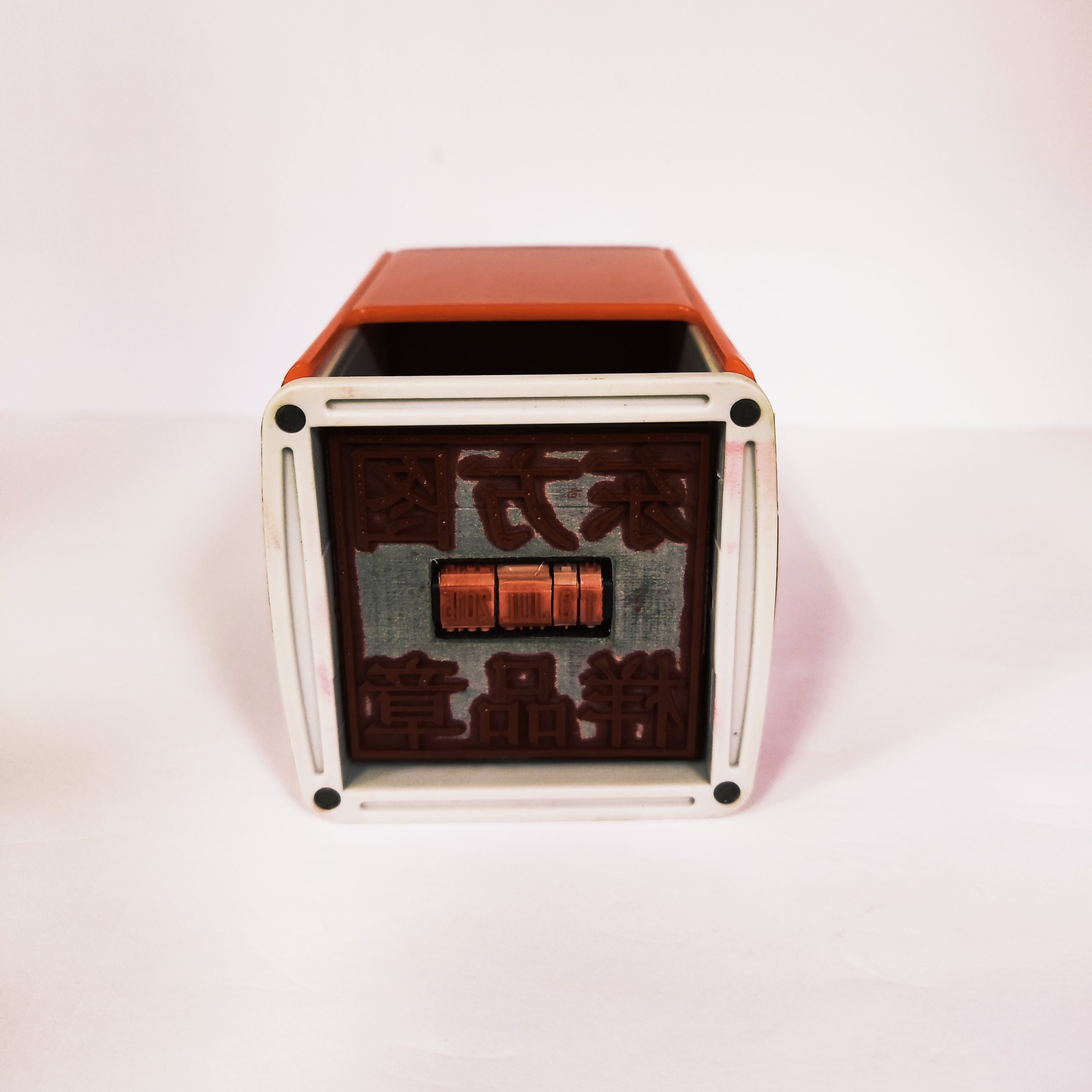 Selfinking Date Stamp Machine 40 * 40 mm Square Rubber Self Inking Stamp Making Machine Personal Office Date Seal Stamp Machine