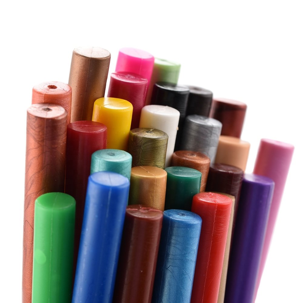 Wholesale Cheap 11mm 80 Soft Colors Letter Envelope Sealing Wax Sticks for Retro Vintage Wax Seal Stamp