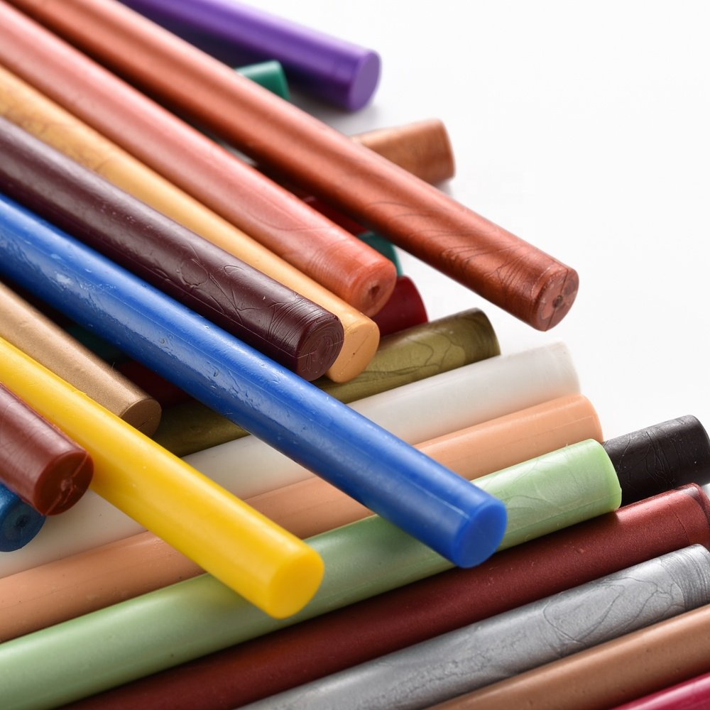 Wholesale Cheap 11mm 80 Soft Colors Letter Envelope Sealing Wax Sticks for Retro Vintage Wax Seal Stamp