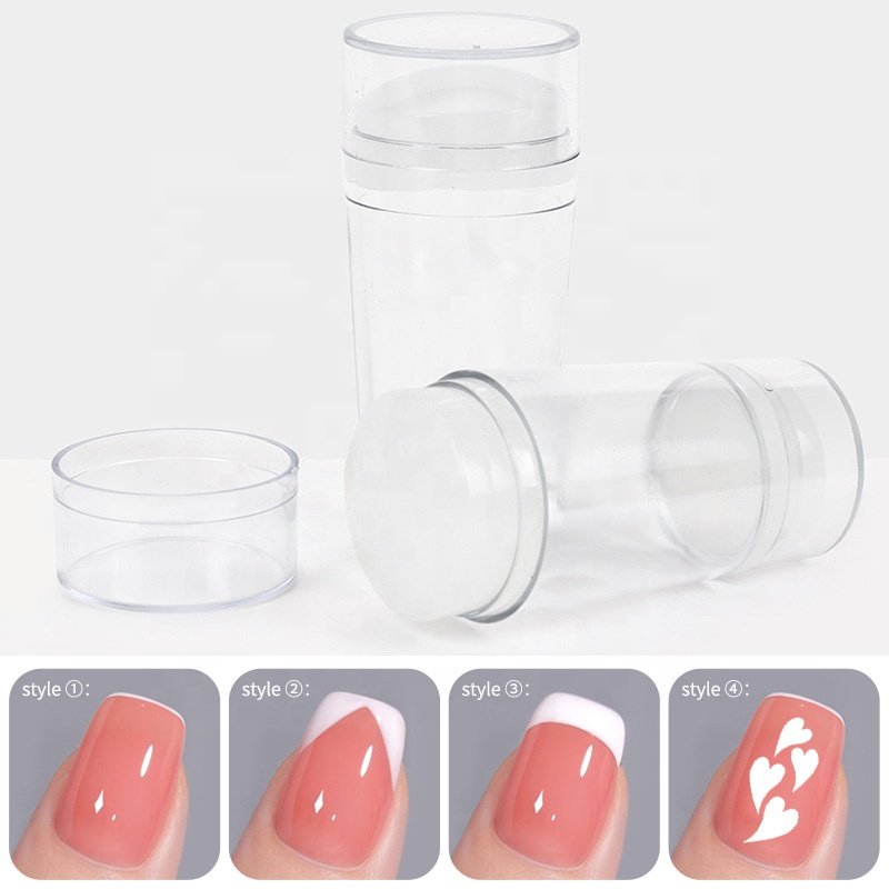 2024 New nail stamper Silicone Stamp For Nail Polish DIY