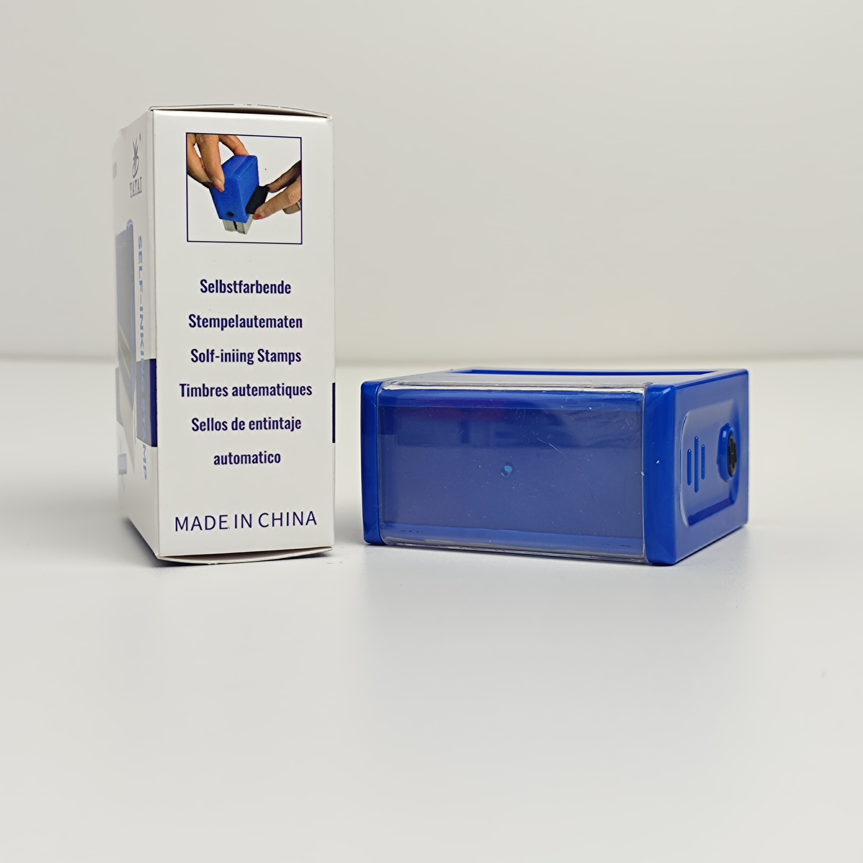Good Quality Company Advertising Stamp Self-inking Stamp Rectangle Office Self Inking Stamp