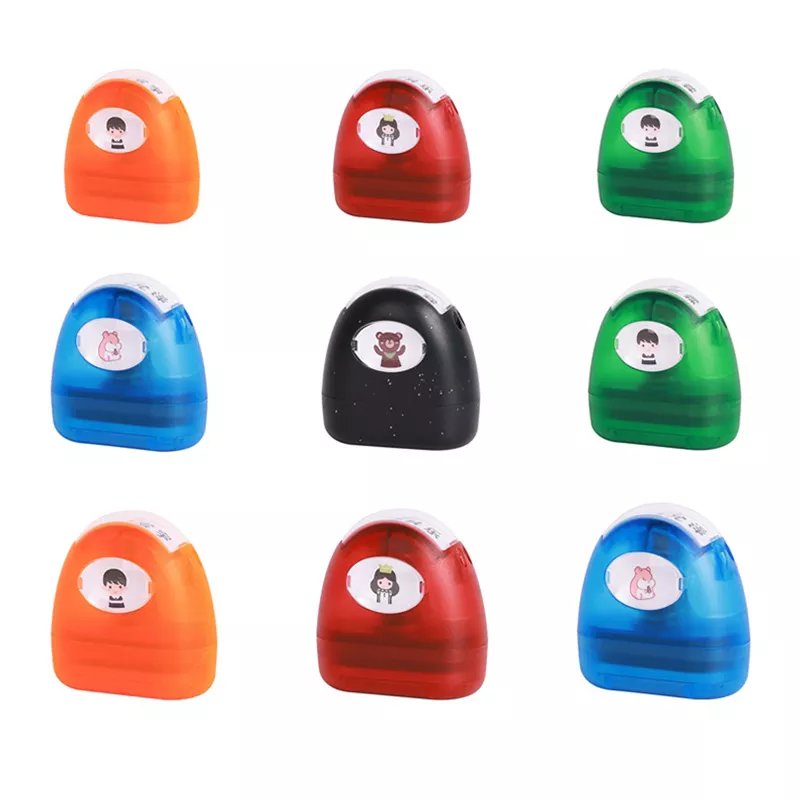 High Quality Children Clothes Keychain Name Flash Ink Stamp with Key Chains Flash Stamp