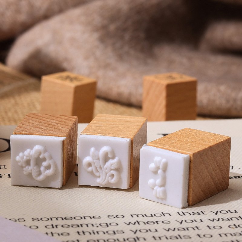 Shenzhen Wholesale Fast Delivery Brass Resin Office DIY Home Decoration Gold Grain Pattern Dekoration Wood Grain Concrete Stamp