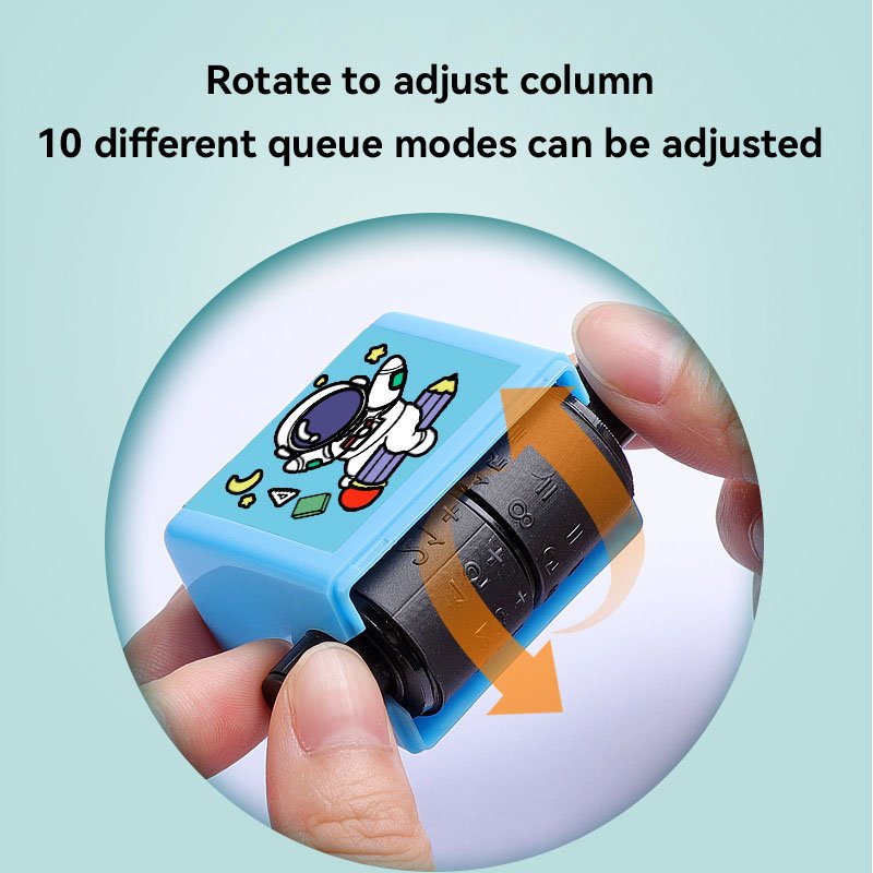 within 100 rolling stamp addition and subtraction teaching stamp for students and children
