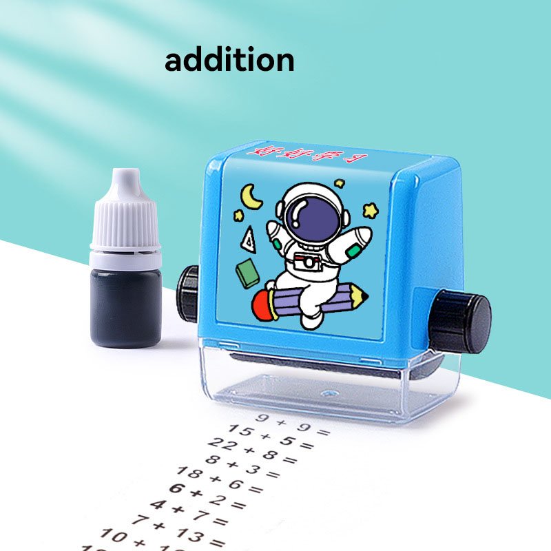 within 100 rolling stamp addition and subtraction teaching stamp for students and children