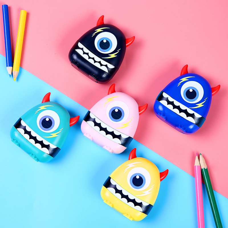 Cute small monsters clothing name self inking custom flash stamps