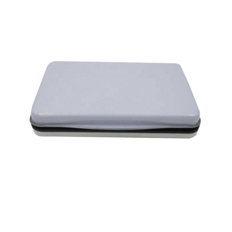 Cheap price ivory surface classic metal box superb bank ink stamp pad