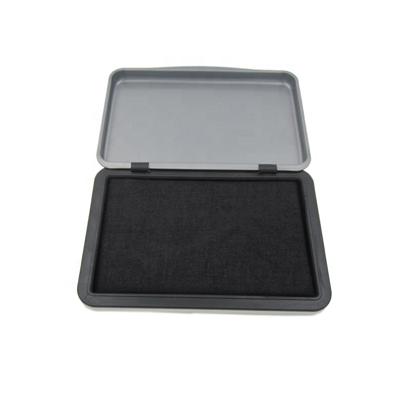 Cheap price ivory surface classic metal box superb bank ink stamp pad