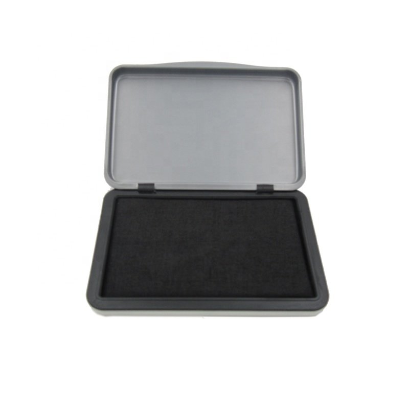 Cheap price ivory surface classic metal box superb bank ink stamp pad