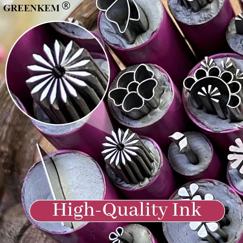 6PCS Nail Stamper Pen Set Nail Art Stamper Dotting Tools with Simple Design DIY Nail Art Tools Nail Stamp Pen